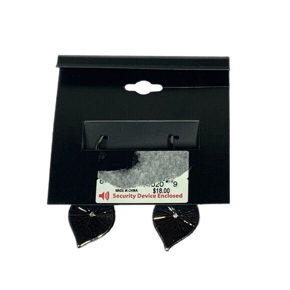 Simply Vera Vera Wang Evil Eye Drop Earrings Turquoise Aqua Blue Black Gunmetal - Picture 4 of 4